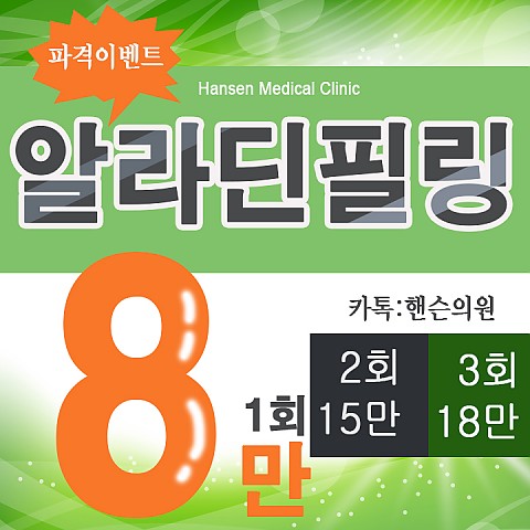 알라딘필링 가격 8만 / 효과 안내 