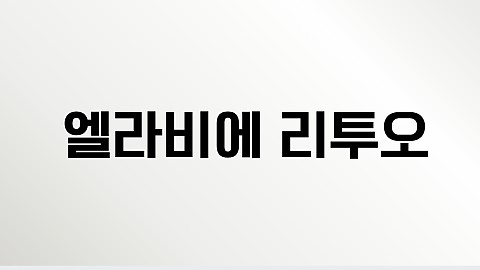 리투오 반응 왜 이렇게 좋을까? 